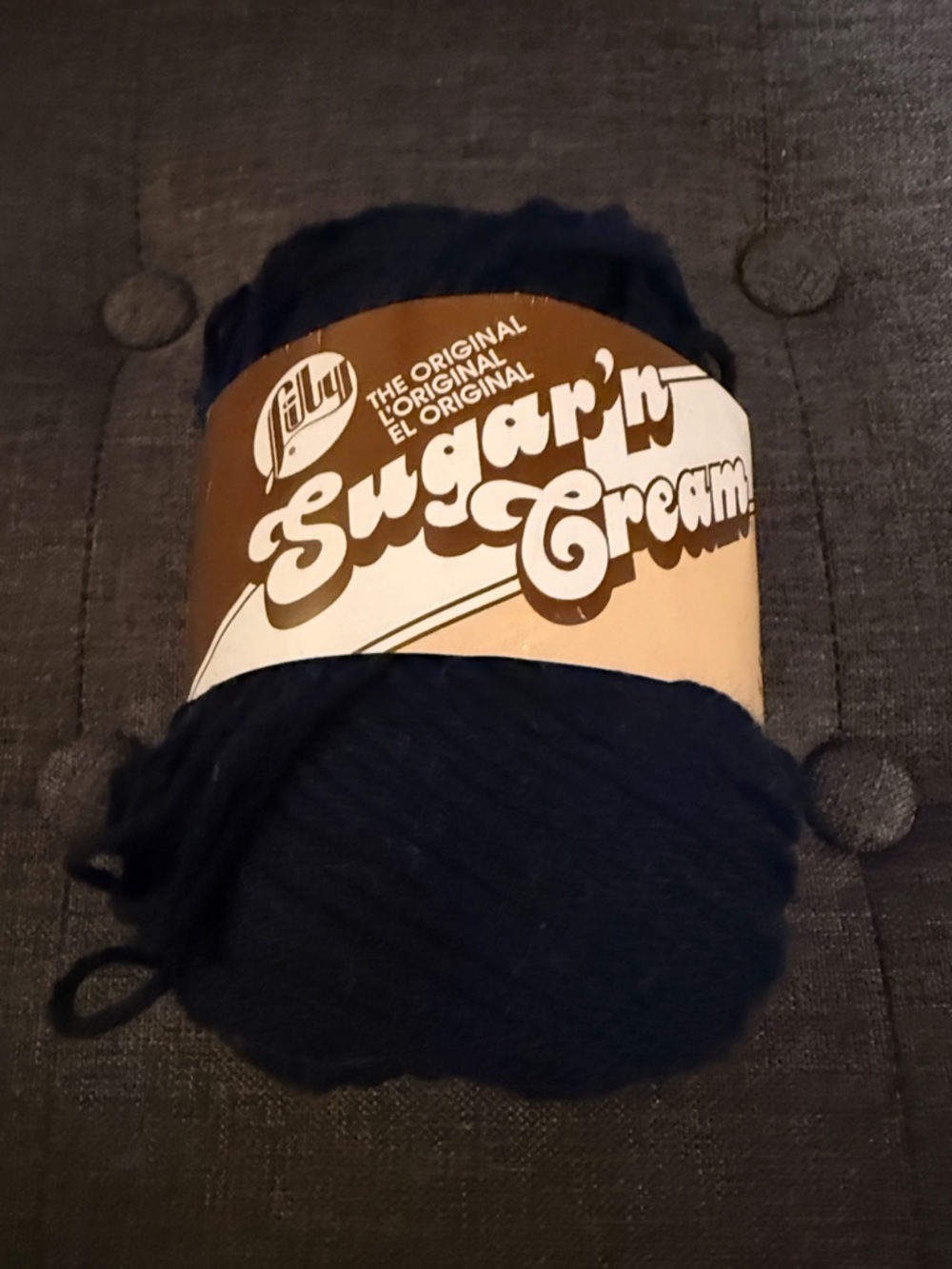 Sugar 'n Cream Navy Cotton Yarn